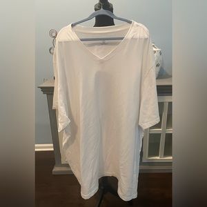 Big and Tall Men’s V- Neck T-Shirt 5XLT